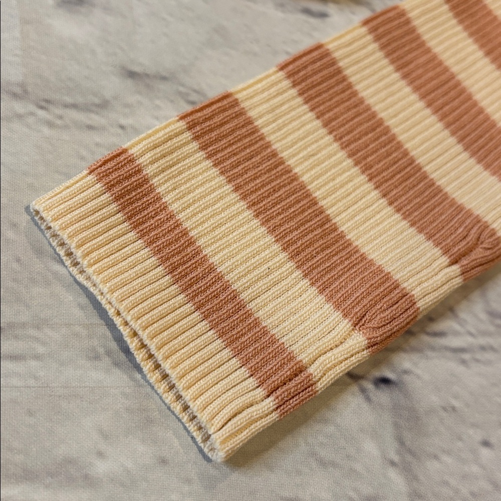 Zara Ribbed Stripe Cardigan - Picture 7 of 11